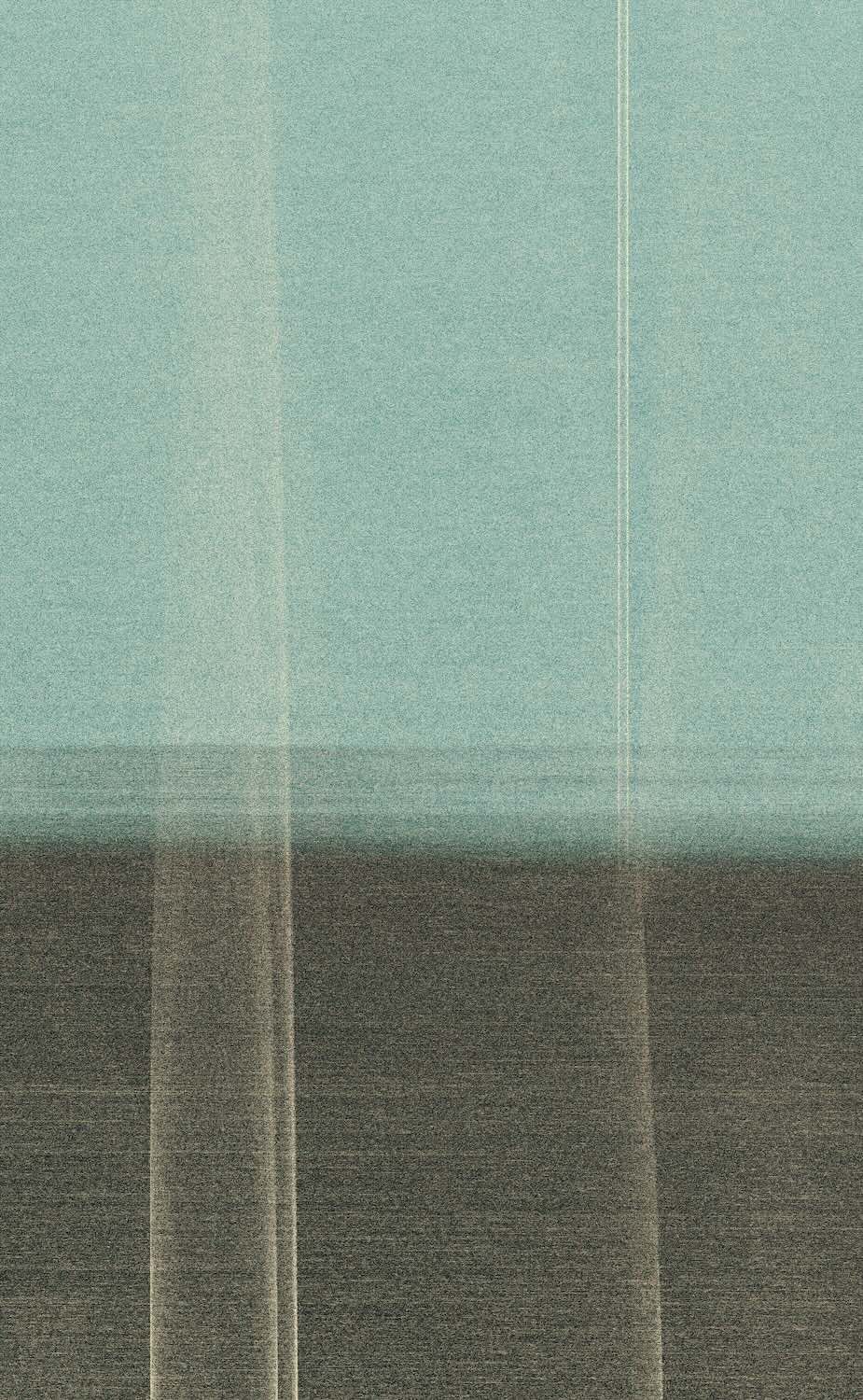 Generative artwork: pale vertical bands over a dark, grainy ground.